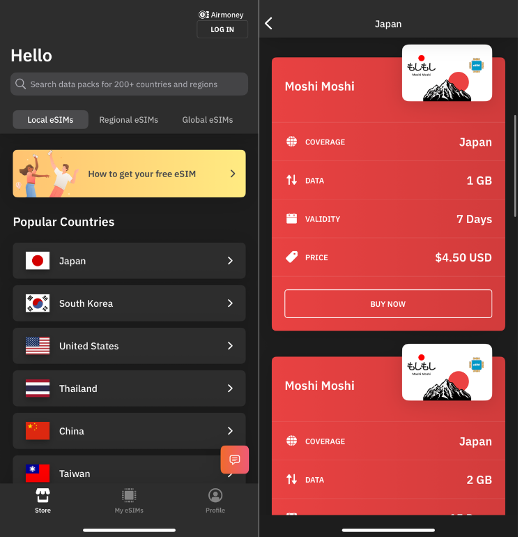 airalo app
