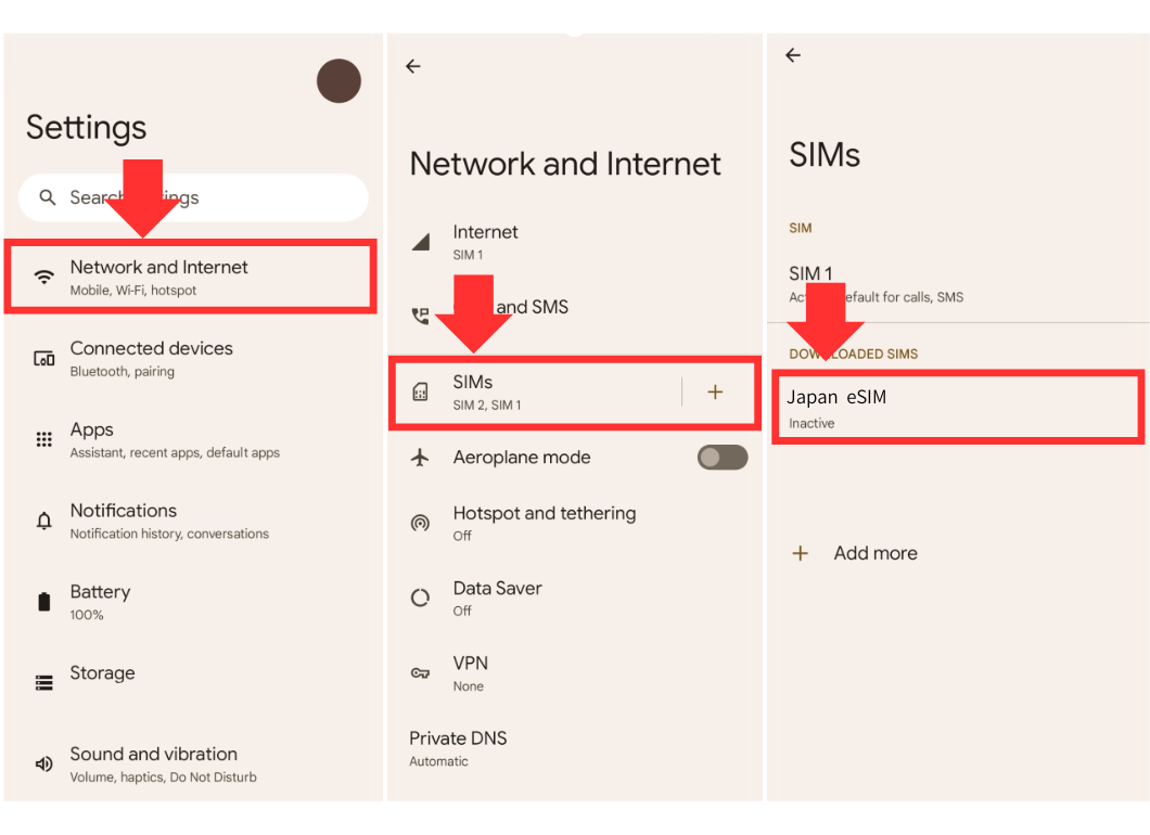 Android SIM on
