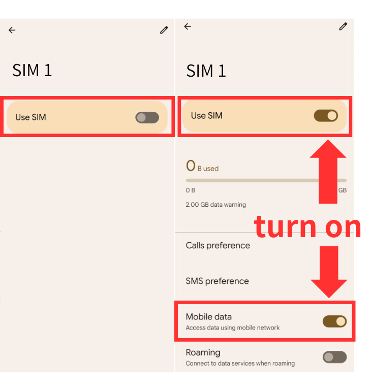 Android delete eSIM