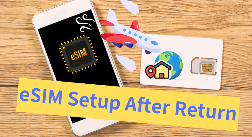 eSIM Setup After Return