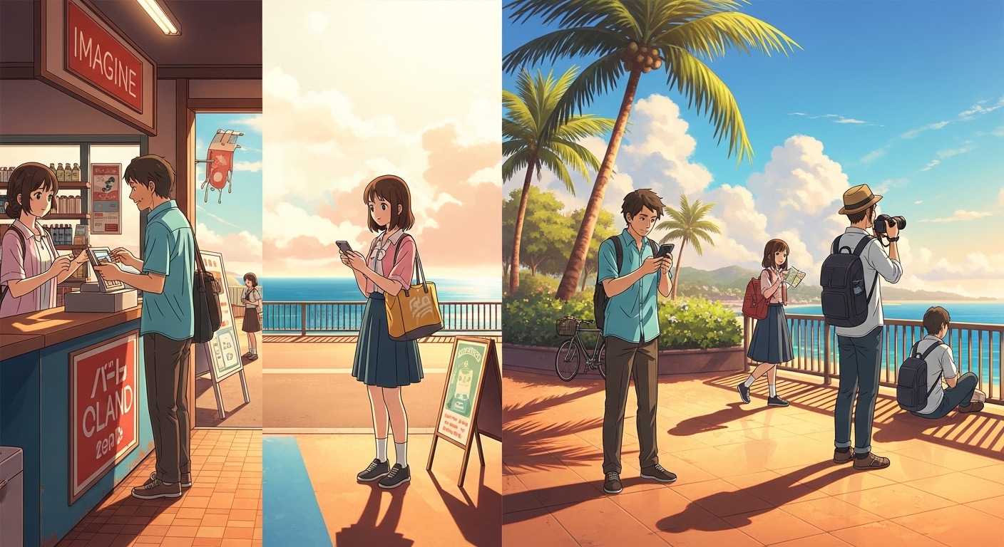 日本人観光客 別行動