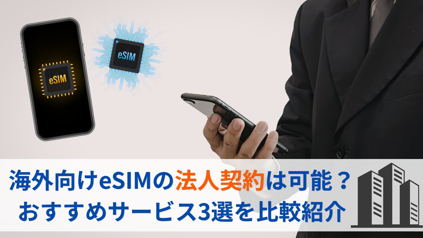 海外eSIM　法人契約