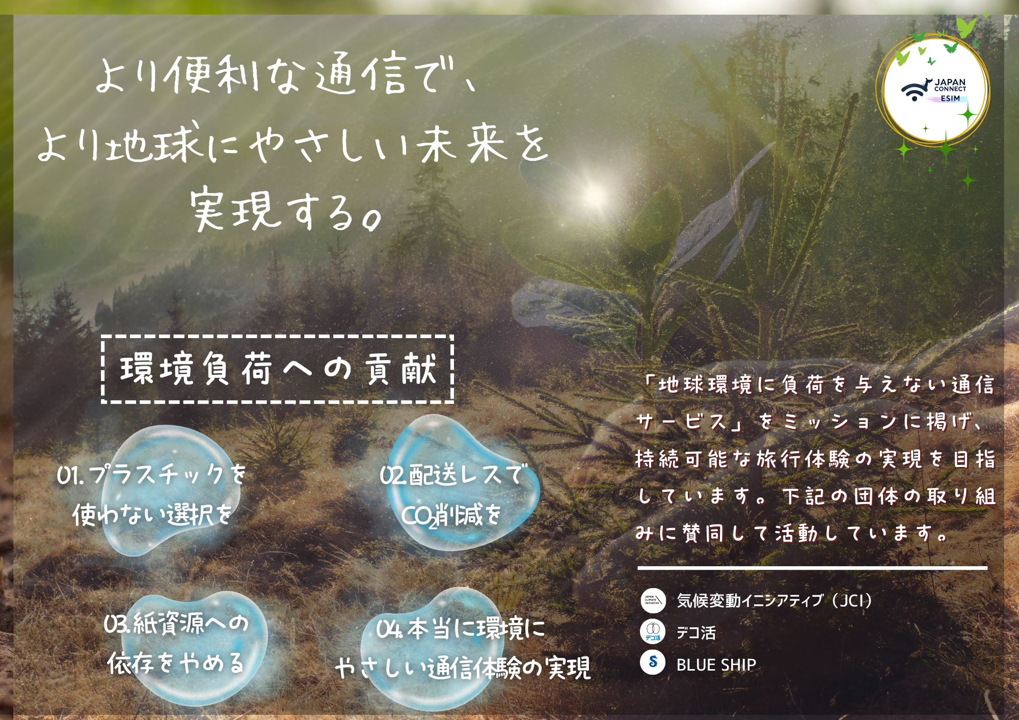 環境に優しい通信の実現